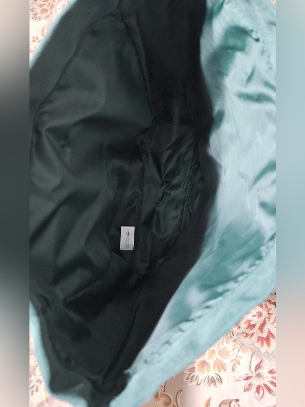 Lacoste Green Flap-Over Backpack - Picture 5 of 5